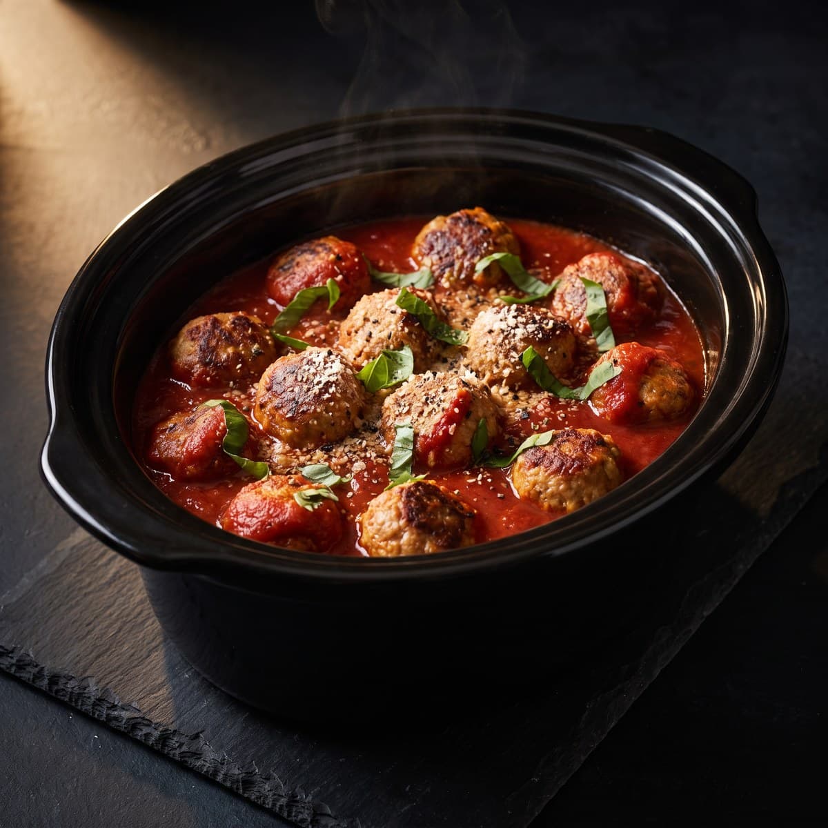 Slow Cooker Turkey Meatballs